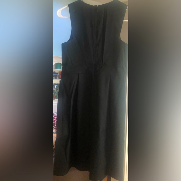 HALSTON Heritage Little Black Linen Dress -  Size 0   NWT $345 - Picture 2 of 3